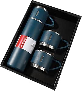 Bouteille isotherme avec poignée en acier inoxydable de 500 ml