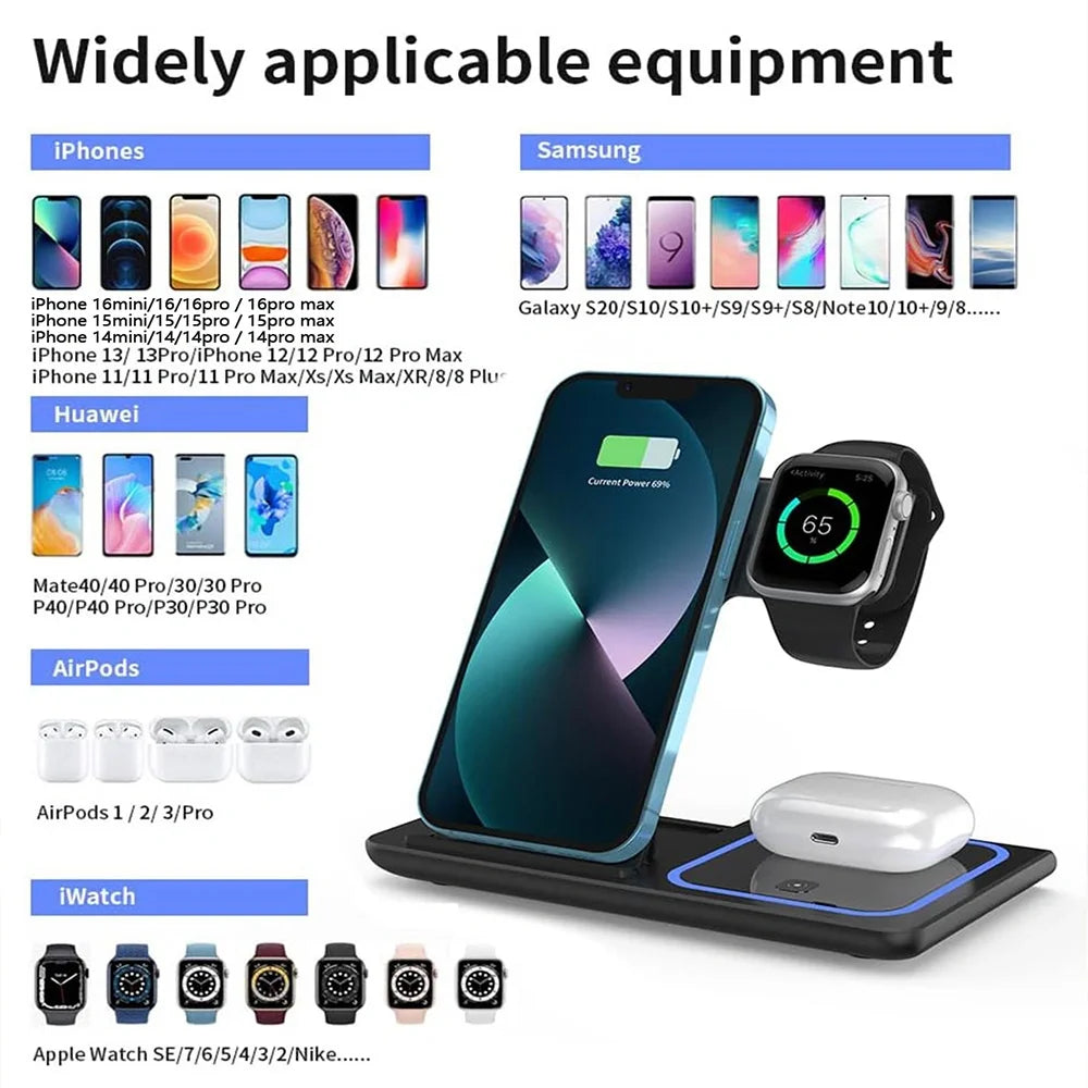 CHARGEUR IPHONE AIR POD SANS FIL